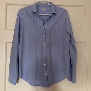J. Crew blue Oxford
